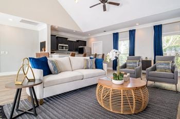 Two-story clubhouse with resident lounge and fitness center